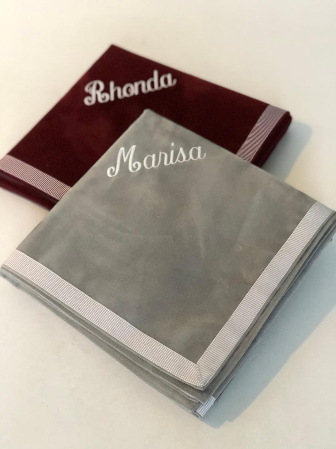 Personalized Card Table Cover