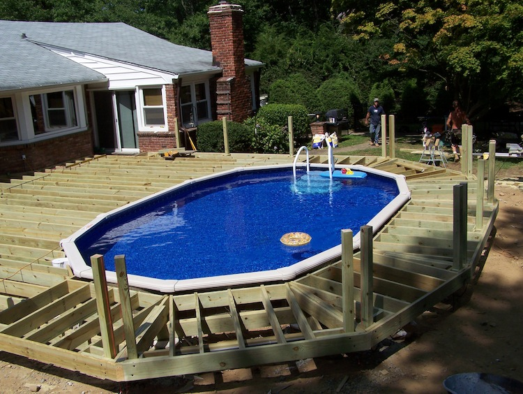 above ground pool deck pictures composite deck deck restoration bergen county nj composite decks wood - Above Ground Composite Pool Deck above ground pool deck pictures composite deck deck restoration bergen county nj composite decks wood - Above Ground Composite Pool Deck