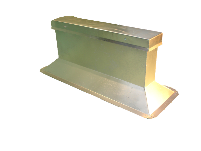 Equipment Rails from LArden Spiral Duct Support Rails, Pitched