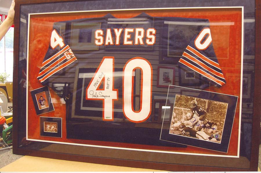 Custom Framing Northern NJ Sports Jerseys, Memorabilia, Service Medals, Family Heirlooms
