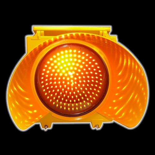 Solar LED Traffic Warning Light Construction Signal Strobe Light Obstacle Light
