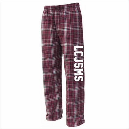 LCJSMS 2020: MAROON FLANNEL PANTS