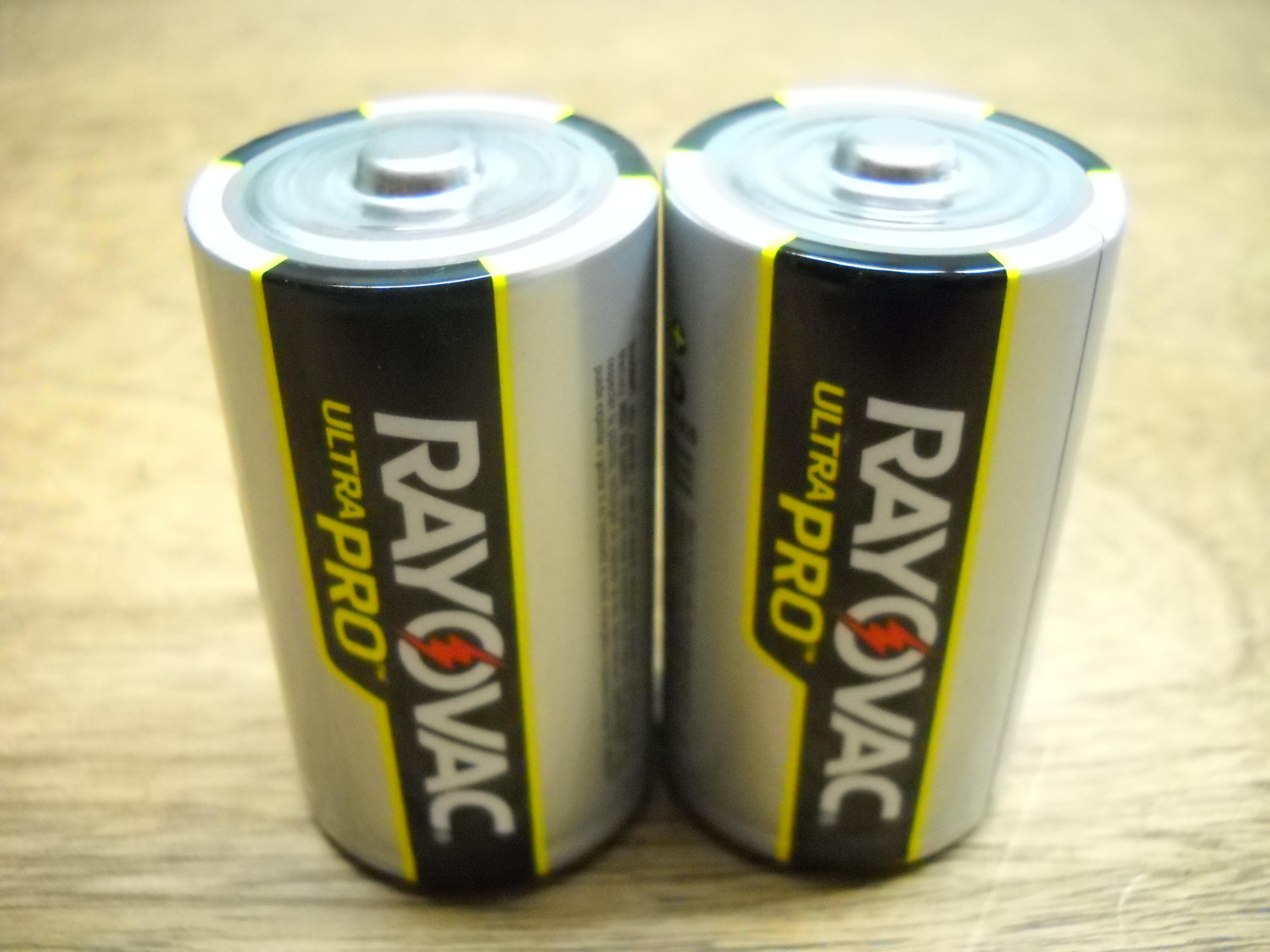 D Cell Alkaline Battery 2 Pack