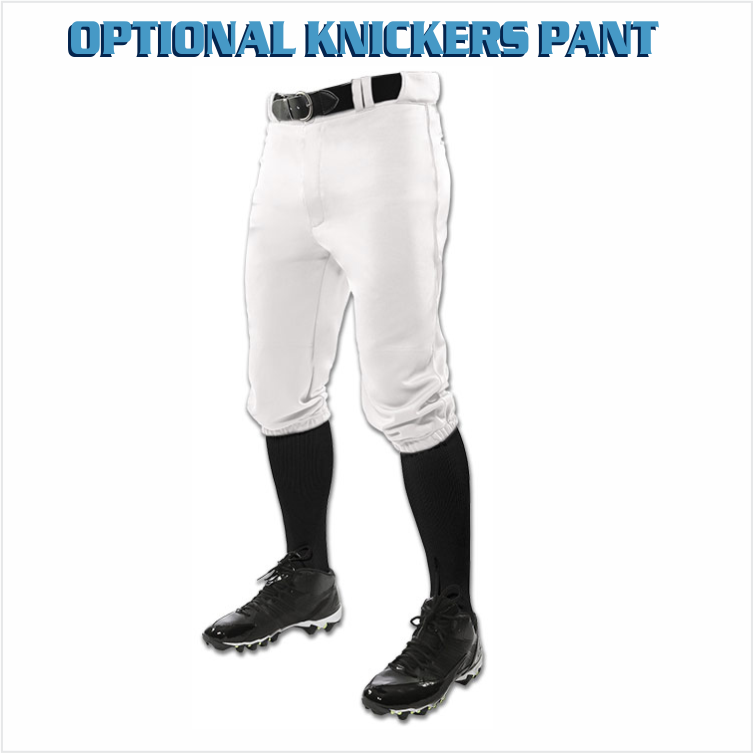 WO PAL BASEBALL UNIFORM WHITE KNICKER PANT