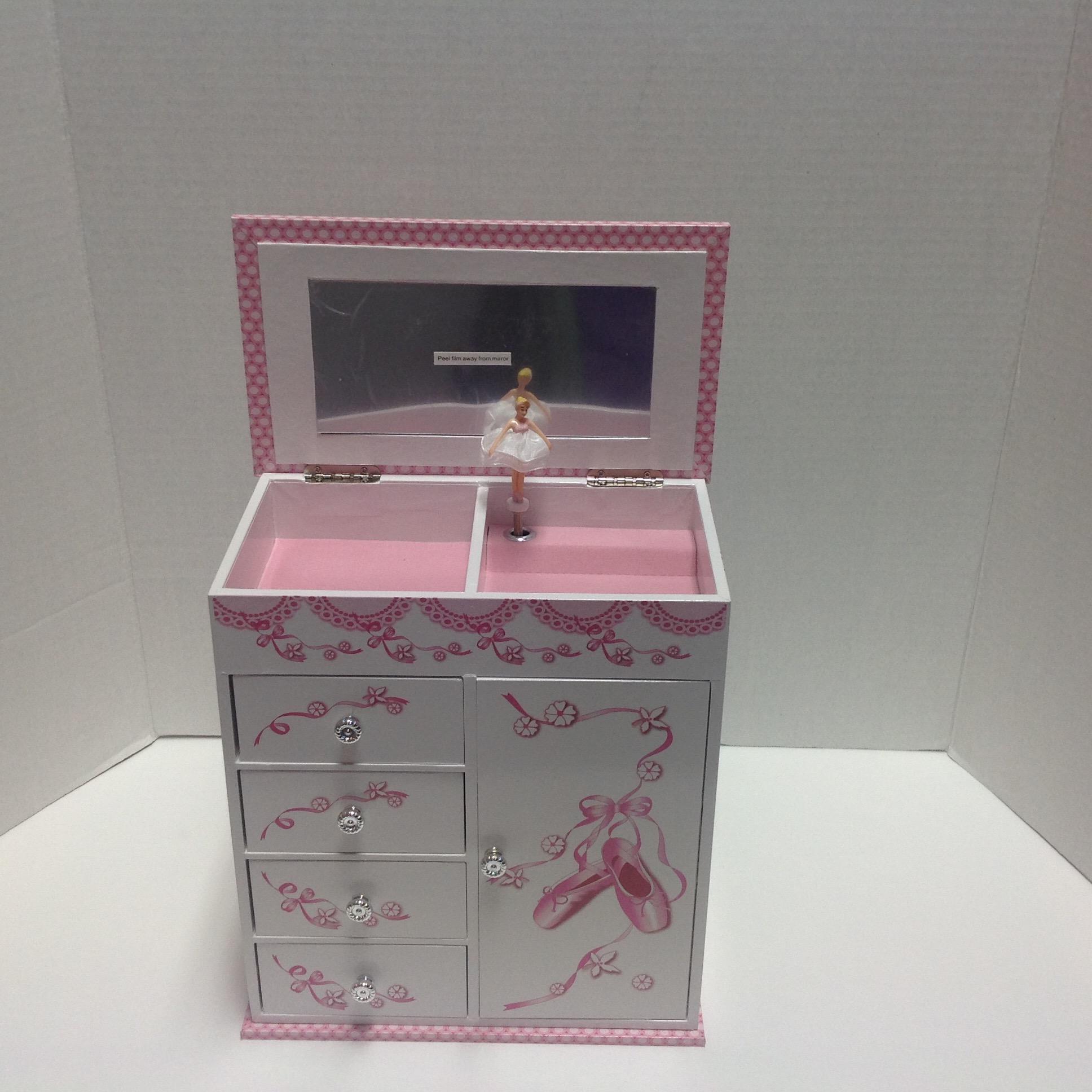 Ballet Slipper Musical Jewelry Box