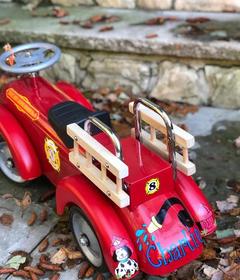 Fire engine deals ride on toy