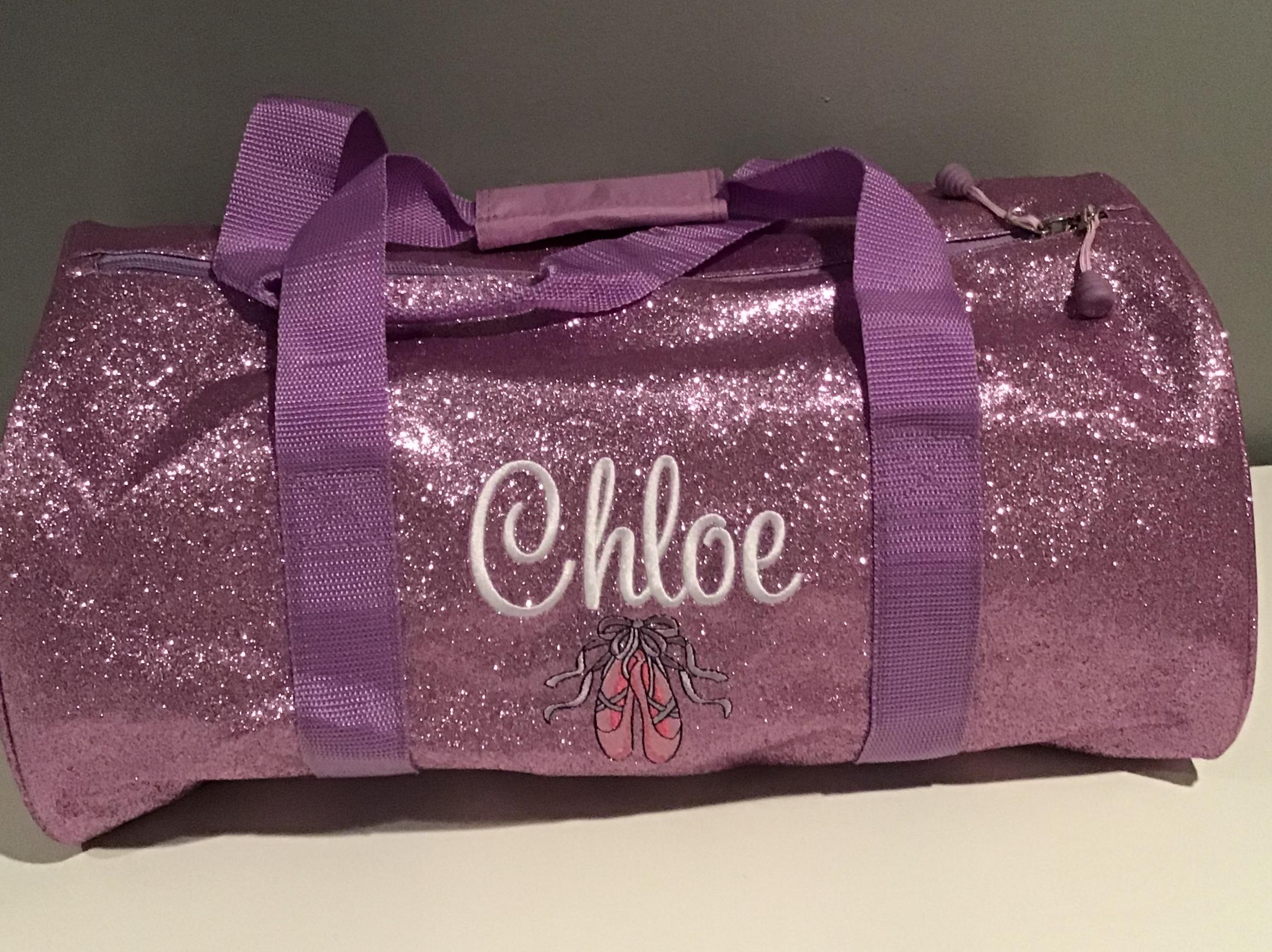 purple ballet bag