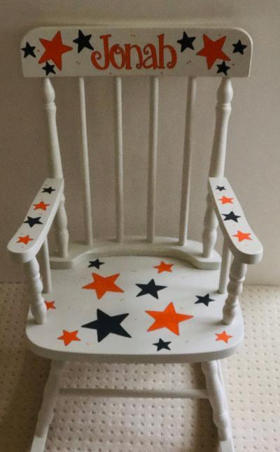 Stars Design Rocking Chair