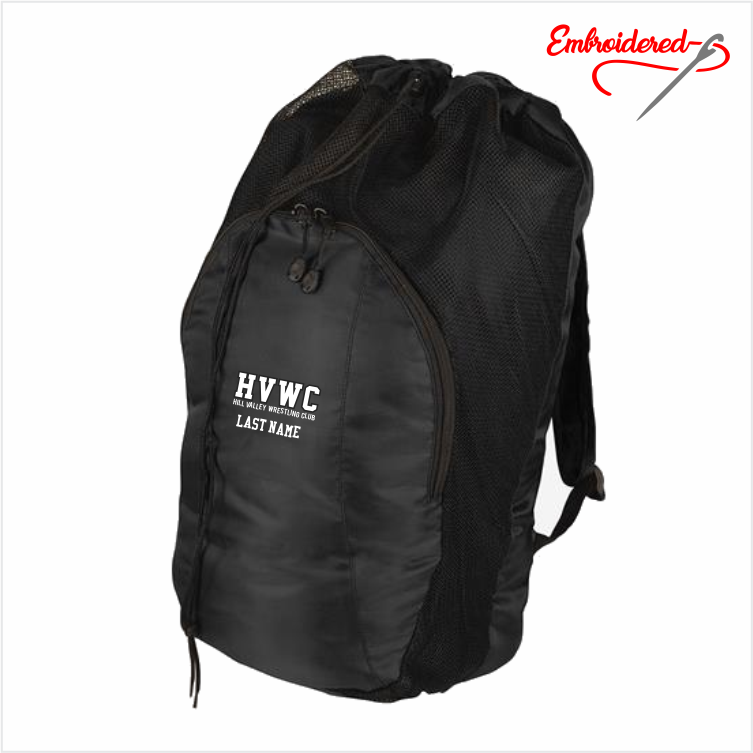 HVWC '23 BLACK WRESTLING GEAR BAG